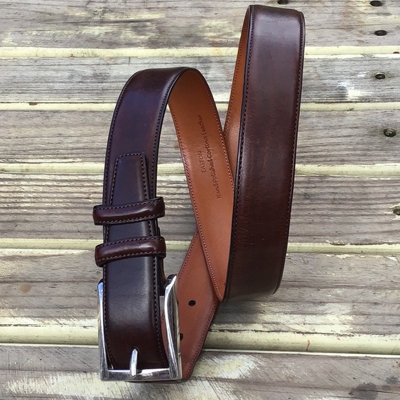 Trafalgar Easton Leather Belt Java Brown L 36/90 - Picture 1 of 8